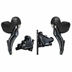 Ultegra ST-R8025 Brake/Shift Lever Combination 2x11 Speed With BR-R8070 Disc Brake Calipers Front & Rear (for Small Hands)