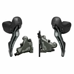 Tiagra ST-4720 Brake/Shift Lever Combination 2x10 Speed With BR-4770 Disc Brake Calipers (Front & Rear)